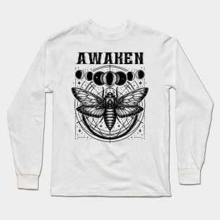 Awaken-Esoteric Cicada Long Sleeve T-Shirt